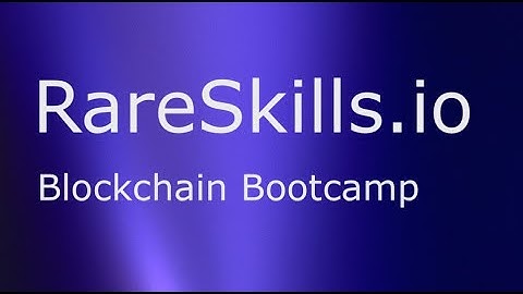 Blockchain Bootcamp | Web3 Bootcamp | RareSkills