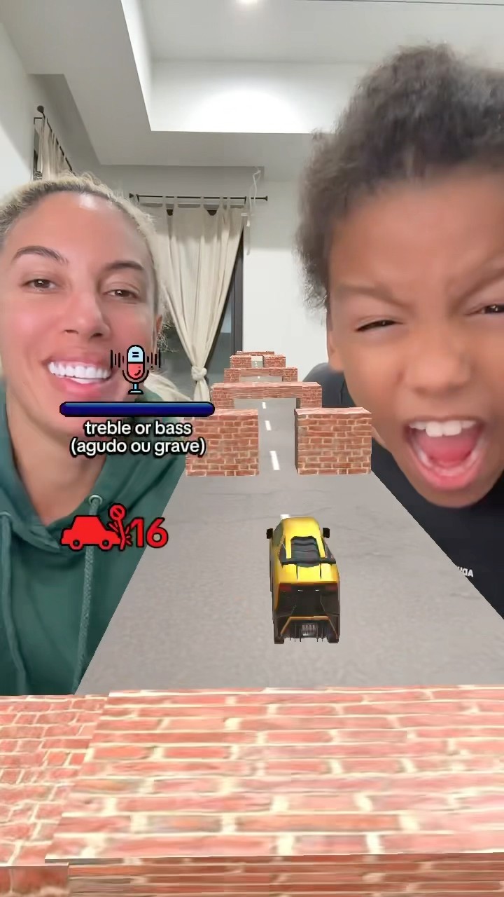 Mom and son Voice game challenge Hilarious #shorts #funny #family