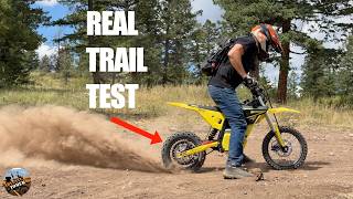 50MPH+ Electric Pit Bike Tasaca T500-V58 Off-Road Test