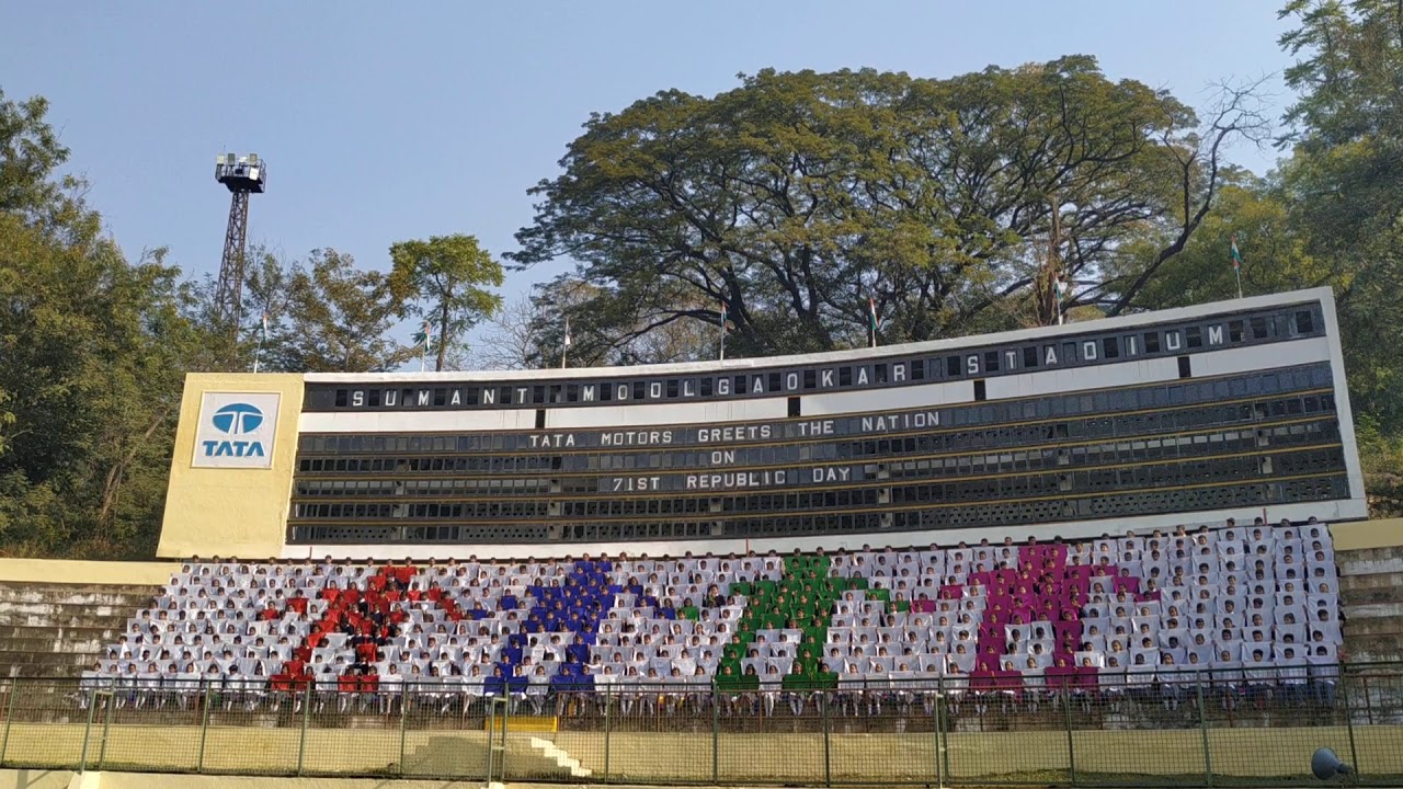 🇮🇳71st REPUBLIC DAY CELEBRATION,AtSUMANT MOOLGAOKER STADIUM, TELCO