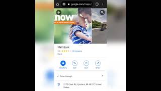 0000527 PNC Bank Clark Rd Ypsilanti Michigan on Google Maps