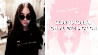 Tutorial de blur en Alight Motion || Strawkitty
