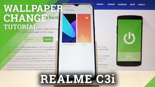 How to Change Wallpaper on REALME C3i – Set Wallpaper on Home Screen screenshot 3