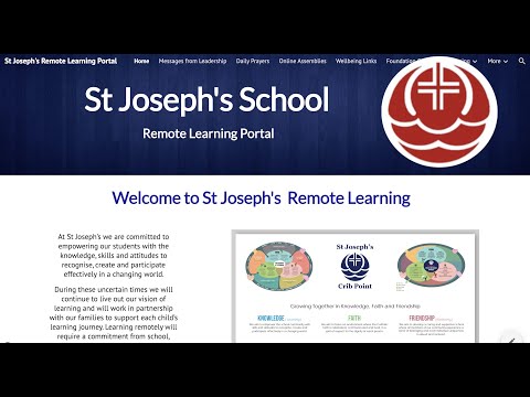 St Joseph's Learning Portal