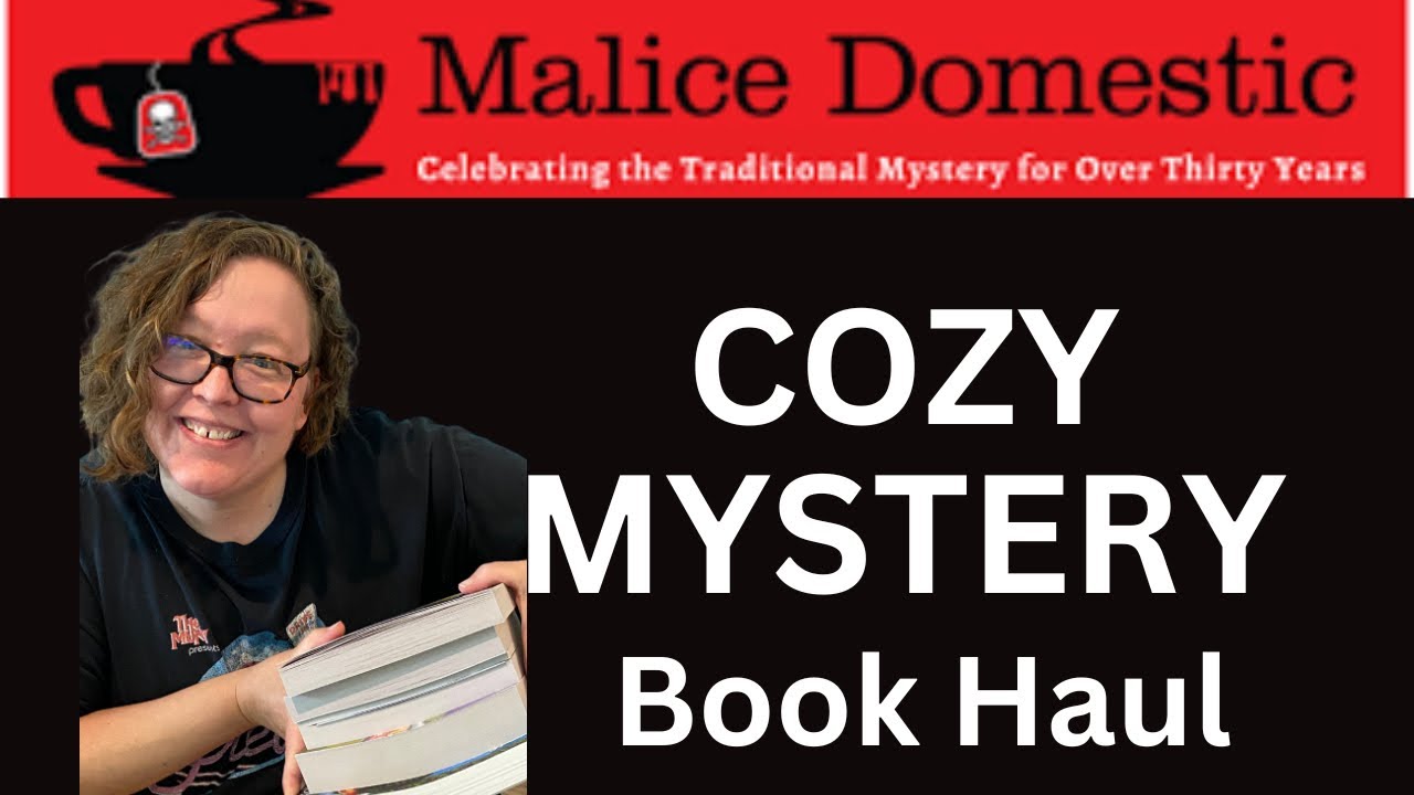 My COZY MYSTERY book haul from Malice 2023! cozymystery cozymysteries