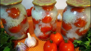 Как сделать ПОМИДОРЫ в СНЕГУ I Оригинальная консервация на ЗИМУ из помидоров # 199