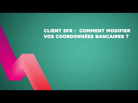 Mettre A Jour Les Coordonnees Bancaires Sur Un Compte Client Sfr