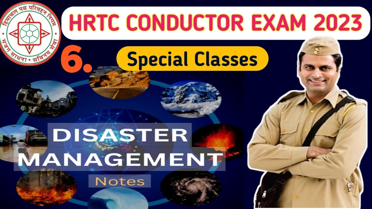 Disaster Management | Knowledge of IT Tools | HRTC Conductor Exam 2023 | HRTC Conductor Bharti 2023
