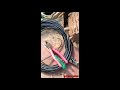 Electrical service wire capacity / ఎక్కడ ఏ సర్వీస్ వైర్ వదలి#shorts