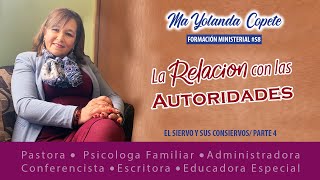 La Relación con la AUTORIDAD // El Pastor y sus consiervos Parte 4