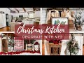 COZY CHRISTMAS COTTAGE DECORATE WITH ME 2022 | CHRISTMAS KITCHEN DECORATING IDEAS