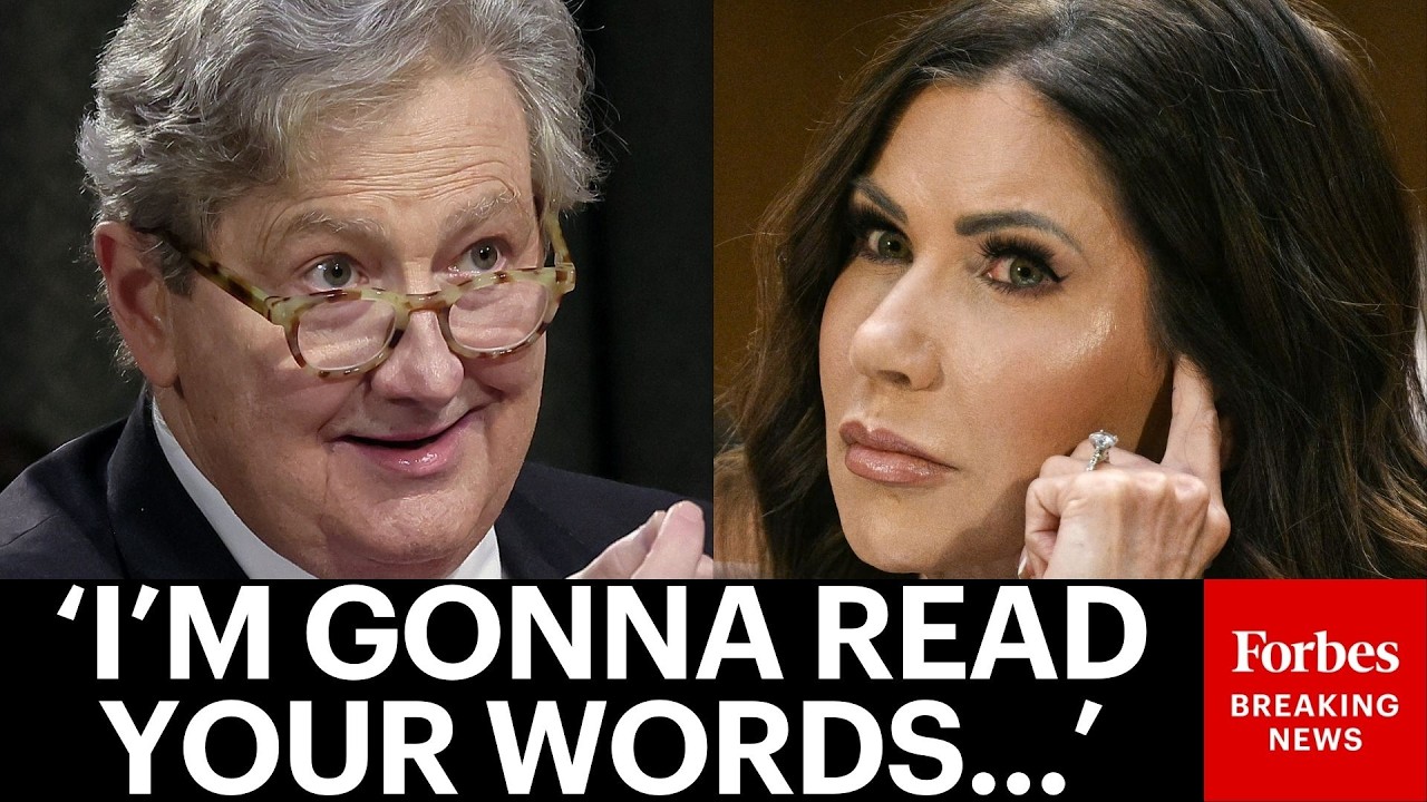 John Kennedy Brings The Receipts In Questioning Of Kristi Noem About Deportations