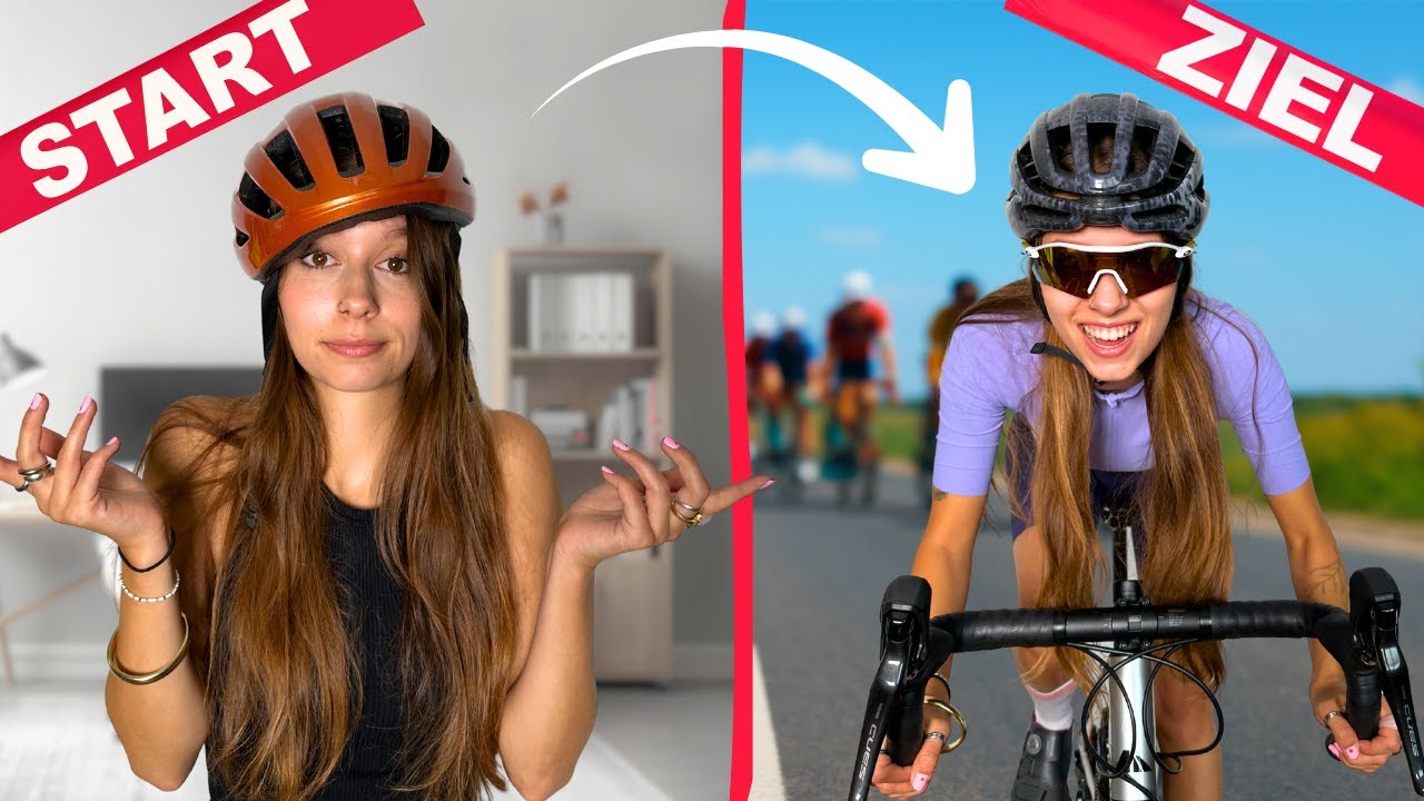 Wir haben eine Anfängerin in 12 Wochen zum Radprofi gemacht