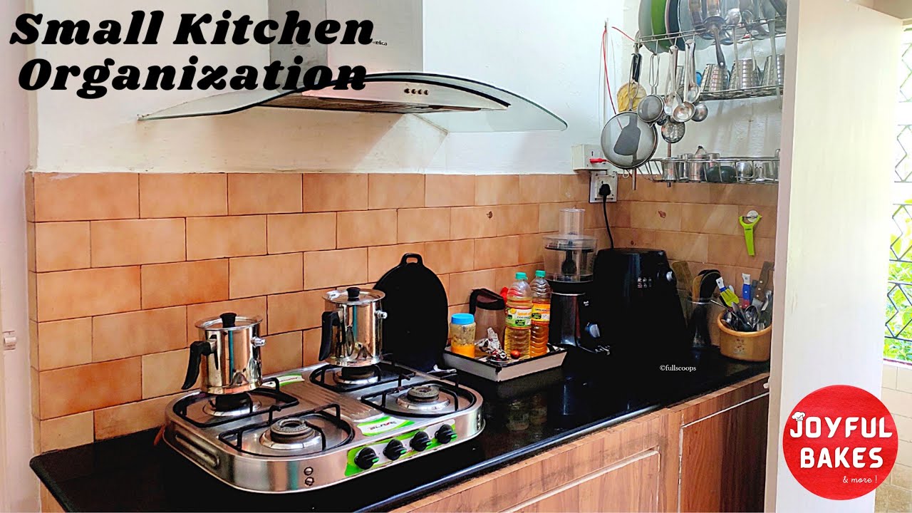 Small Kitchen Organization Tips Indian Kitchen Tour Simple Kitchen
