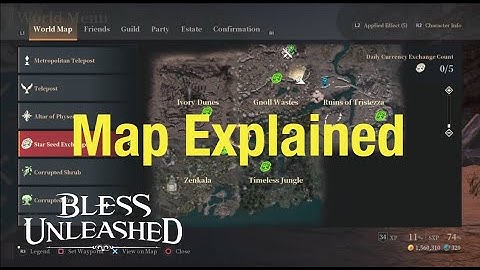 How to Use the Map | Bless Unleashed