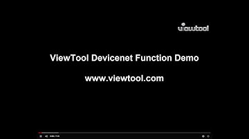 ViewTool Ginkgo CAN Series Adaters DeviceNet Usage Demo