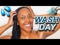 WASH DAY!! | FT. KISS ARGAN & MACADAMIA NATURAL HAIR CARE LINE!!!