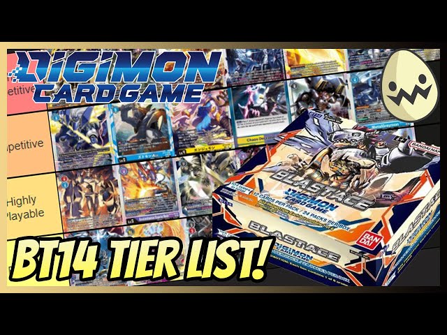 Digimon TCG: BT14 Competitive Tier List (ENG) 