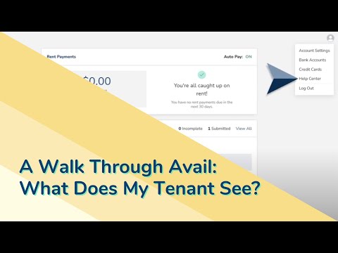 A Walk Through Avail: What Does My Tenant See?