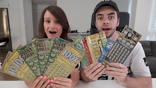 WE WON!!! - LOTTERY JACKPOT SCRATCH OFFS