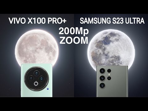 Vivo X100 Pro Plus Vs Samsung Galaxy S23 Ultra Super Moon Zoom Test