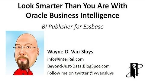 BI Publisher for Essbase