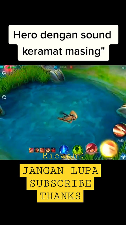 HERO MOBILE LEGEND DENGAN SOUND KERAMAT NYA MASING-MASING 😎#heromobilelegends #meme #trendingshorts