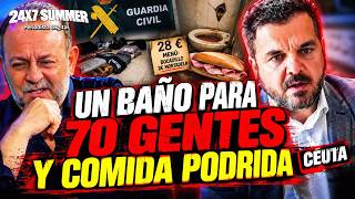 SCANDAL IN CEUTA! Marlaska humiliates the Police: eating bologna and sleeping on the floor