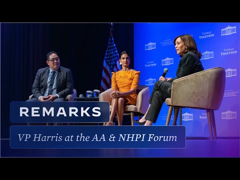 Jerry Won and Vice President Harris Participates in  Moderated Conversation