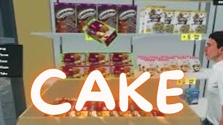 WE GOT CAKE//Supermarket Simulator