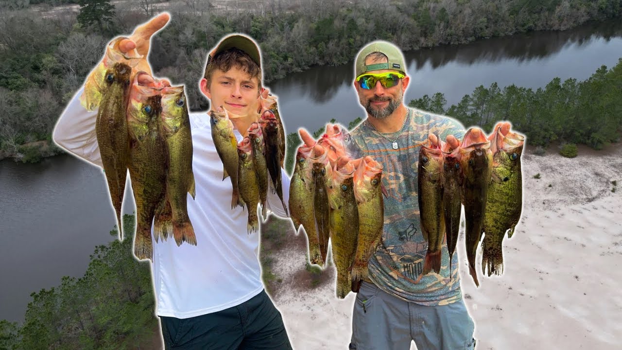 Краппи, сом, окунь и блюда каджунской кухни на берегу озера! {Улов, чистка, приготовление}