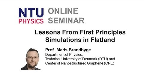 Lessons From First Principles Simulations in Flatland