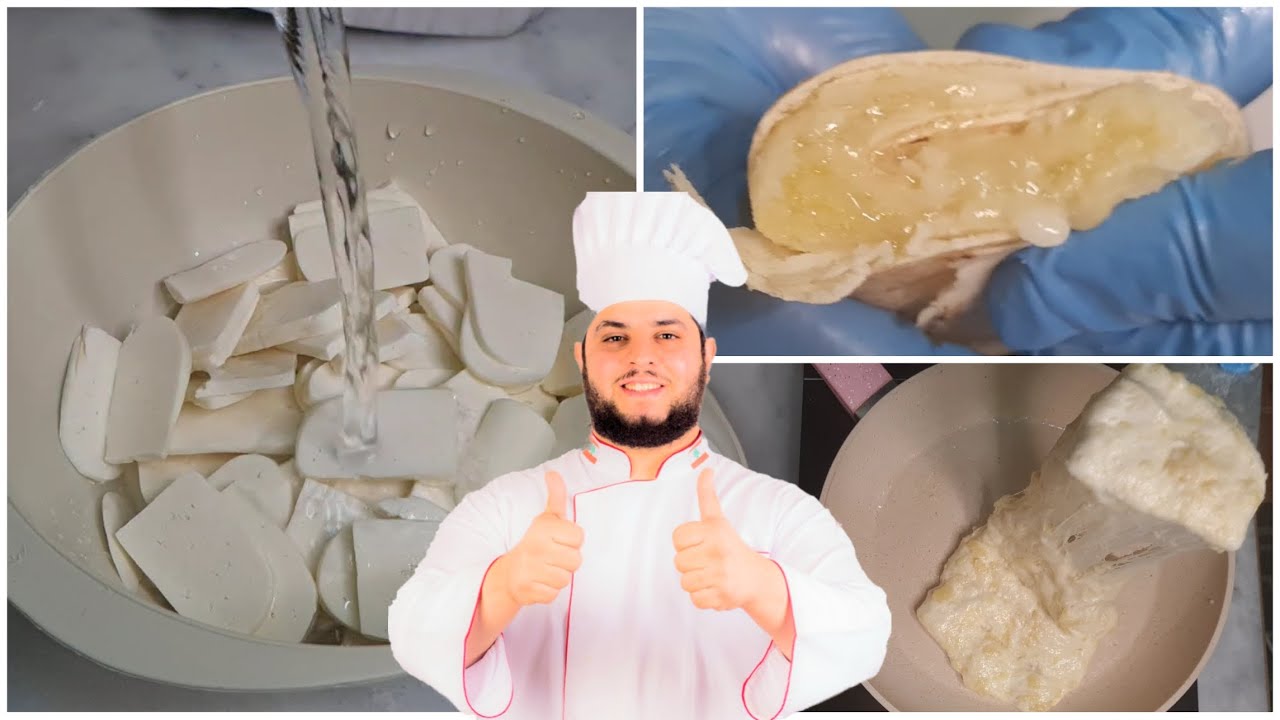 الحلو التراثي الطرابلسي المعجوقة😋بالذ وابسط واسهل طريقة✔ +طريقة تحلية الجبنة العكاوي لكافة الحلويات