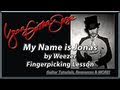 YGS - My Name is Jonas -  Weezer - Fingerpicking - Intermediate Acoustic Guitar Lesson