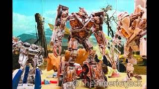 Megatron en África (STOP MOTION TRANSFORMERS 3 DARK OF THE MOON STUDIO SERIES)