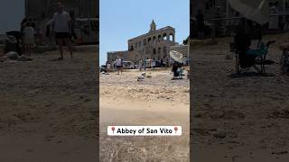 📍Beautiful Italy 📍 Abbazia di San Vito, Polignano a Mare 🇮🇹Puglia #shortsfeed