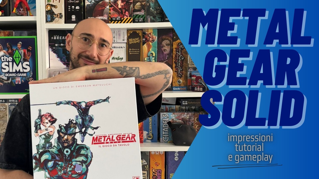 Metal Gear Solid – Il Gioco da Tavolo | Unboxing, Regole e Gameplay Completo