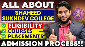 Shaheed Sukhdev College of Business Studies Review course Fees Admission Process Placement Details