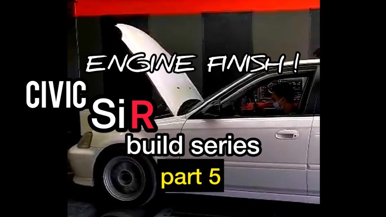 Honda Civic SiR B16a Rebuild Series Part 5 Engine FINISHED - YouTube
