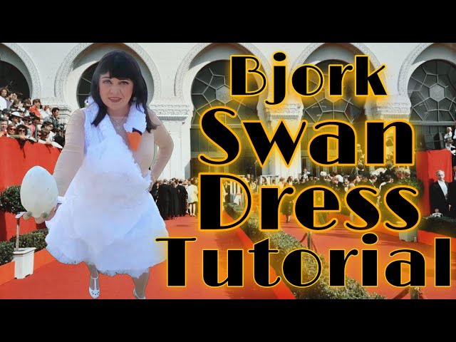 bjork swan dress