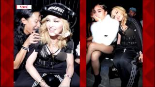 Madonnas Nip Slip Beside Her Daughter At Alexander Wang Nyfw - Celebrity Fail