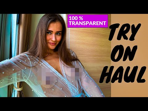 [4K] Transparent Try on Haul with Amy