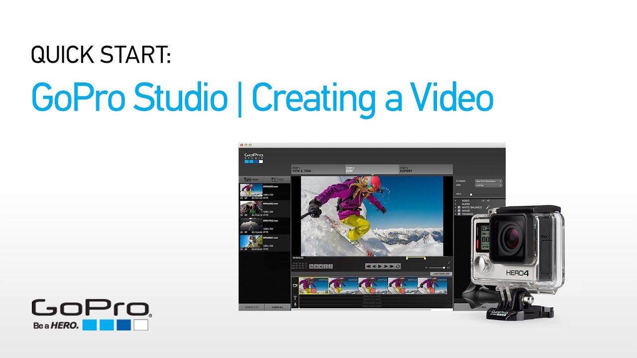 GoPro Studio: Creating a Video - YouTube