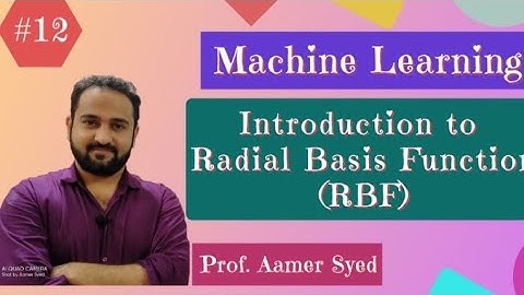 #12 Introduction to Radial basis function(RBF)