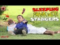 Sleeping with strangers in public  funny reactions 2022  bheja fry  by afridi