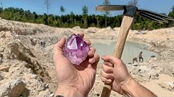 Found Rare Amethyst Crystal While Digging at a Private Mine! (Unbelievable Find)