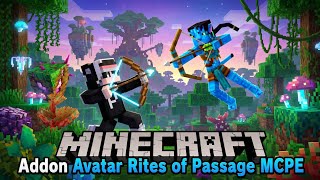 Showcase Addon Avatar Rites Of Passage MCPE Minecraft Indonesia