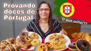 Provando DOCES em PORTUGAL 🇵🇹: doces e salgados *será que agradam o paladar brasileiro?*