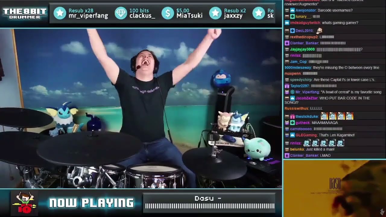 8BitDrummer play lllllllllllllllllllllllllllllllllllllllllllllllllllllllllllllllllllll /Dasu ft.鏡音レン