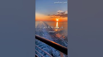 سورة الدخان من آية 23 إلى آية 31 بصوت الشيخ ياسر الدوسري♥♥
